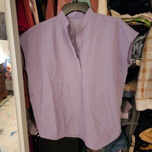 SOLD - FIGS Lavender Dew Rafaela Oversized Scrub Top Size XS
